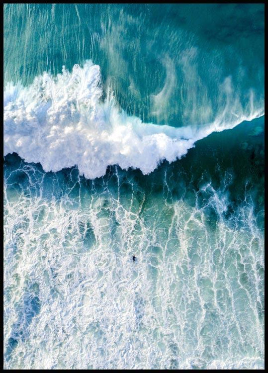 Surfers wave Poster