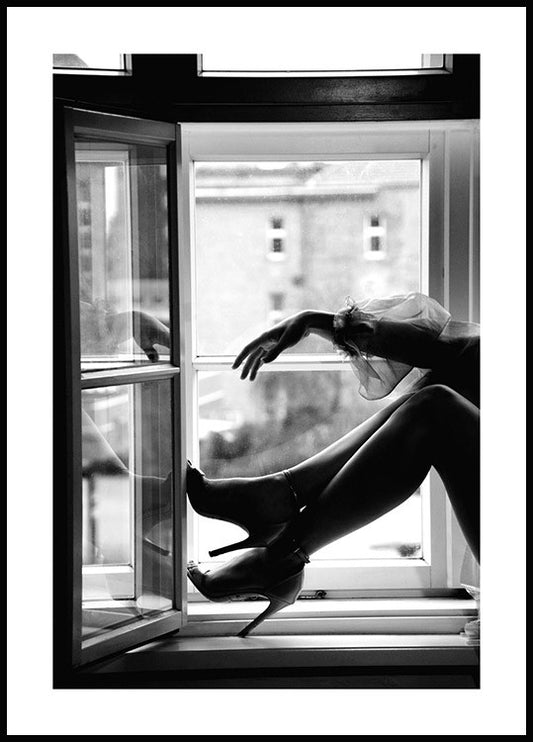 Window High Heels Poster