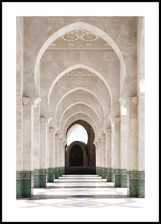 Marrakech Arches Poster