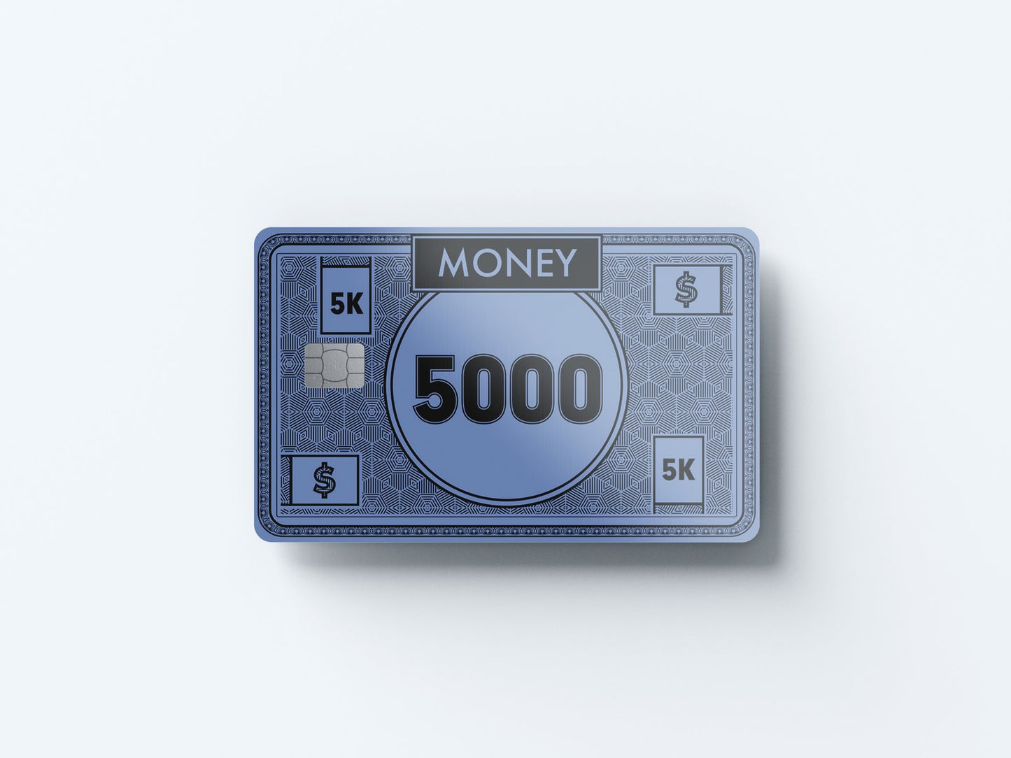 5000 Note Design | Credit Card Sticker | Small Chip | Credit Card Skin