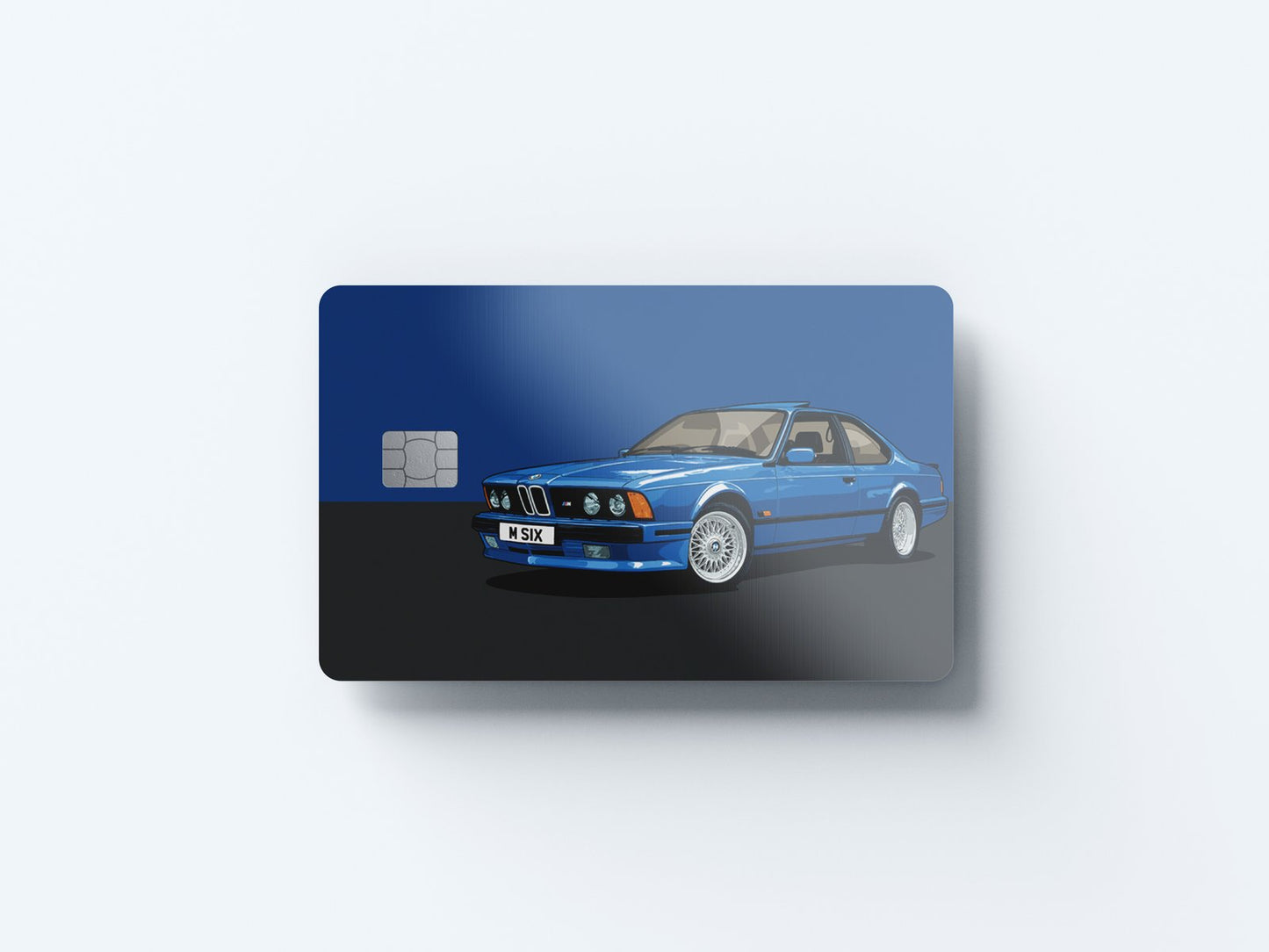 89 M6 Design | Credit Card Sticker | Small Chip | Credit Card Skin