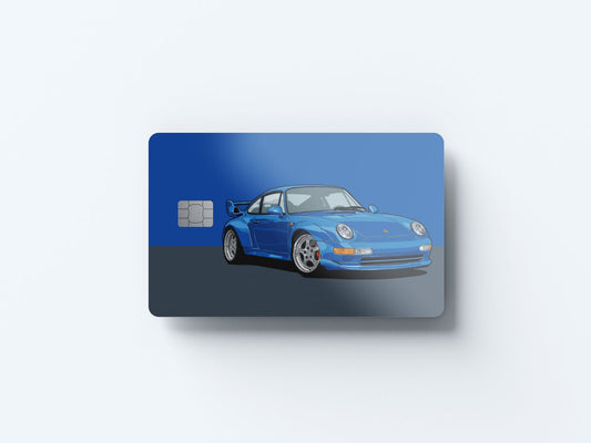 993 GT2 Design | Credit Card Sticker | Small Chip | Credit Card Skin