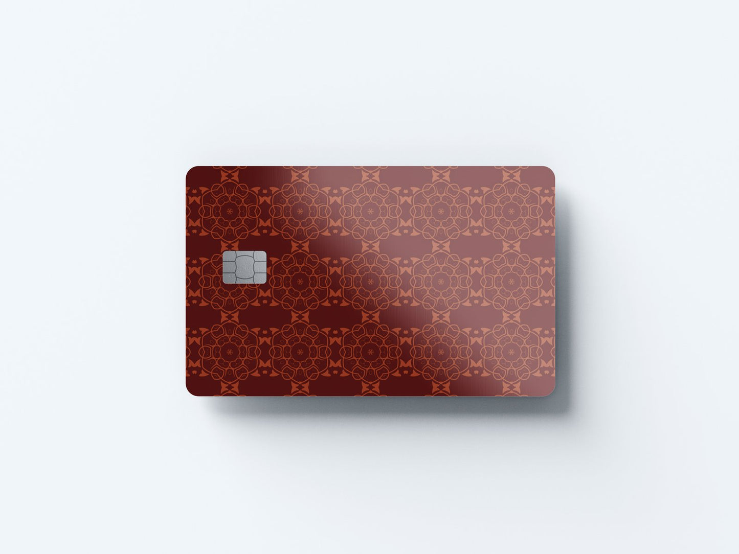 Abstract Pattern Floral Design | Credit Card Sticker | Small Chip | Credit Card Skin