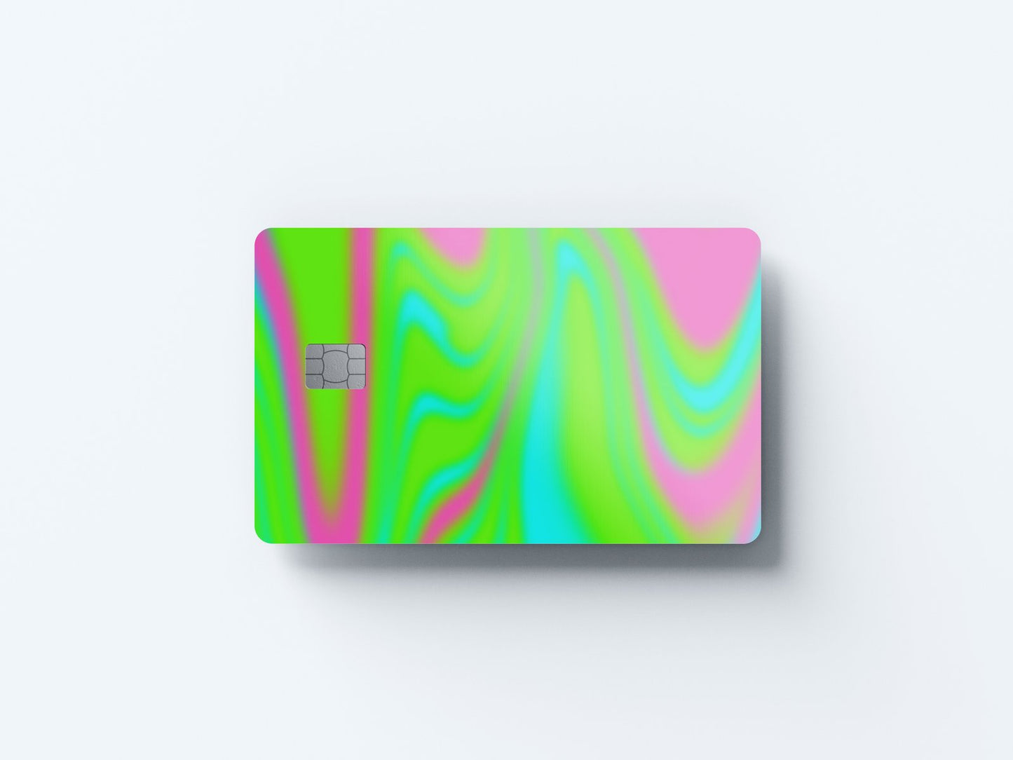 Acid Trip Design | Credit Card Sticker | Small Chip | Credit Card Skin