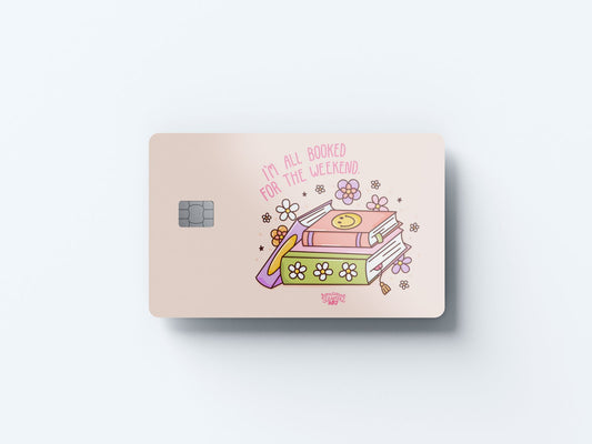 All Booked Design | Credit Card Sticker | Small Chip | Credit Card Skin