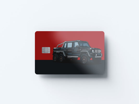 AMG G63 Design | Credit Card Sticker | Small Chip | Credit Card Skin