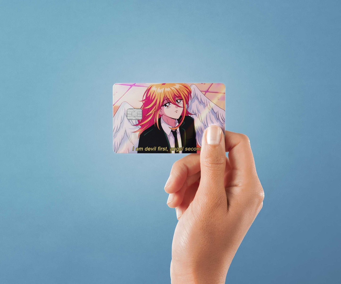 Angel Design | Credit Card Sticker | Small Chip | Credit Card Skin