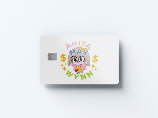 Anita Max Wynn Design | Credit Card Sticker | Small Chip | Credit Card Skin