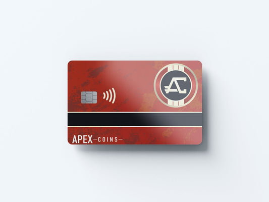 Apex Coins Design | Credit Card Sticker | Small Chip | Credit Card Skin