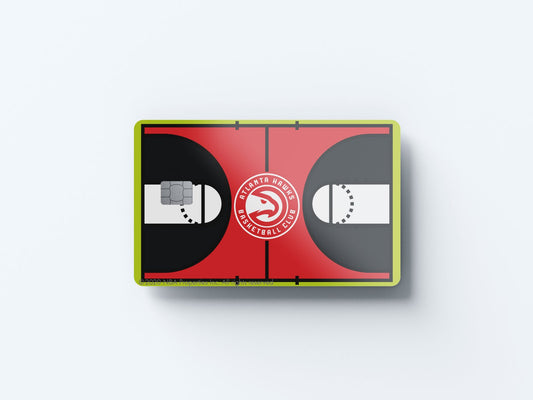 Atlanta Hawks Courtside Design | Credit Card Sticker | Small Chip | Credit Card Skin