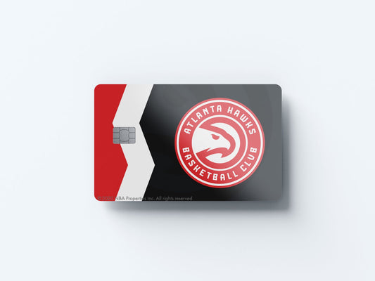 Atlanta Hawks Crossover Design | Credit Card Sticker | Small Chip | Credit Card Skin