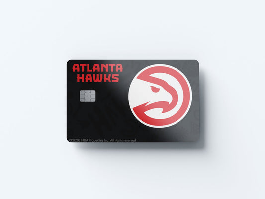 Atlanta Hawks Team Mural Design | Credit Card Sticker | Small Chip | Credit Card Skin