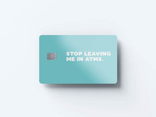 ATMs Design | Credit Card Sticker | Small Chip | Credit Card Skin