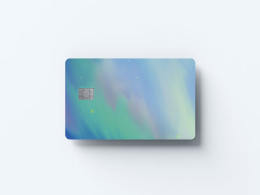 Aurora Design | Credit Card Sticker | Small Chip | Credit Card Skin