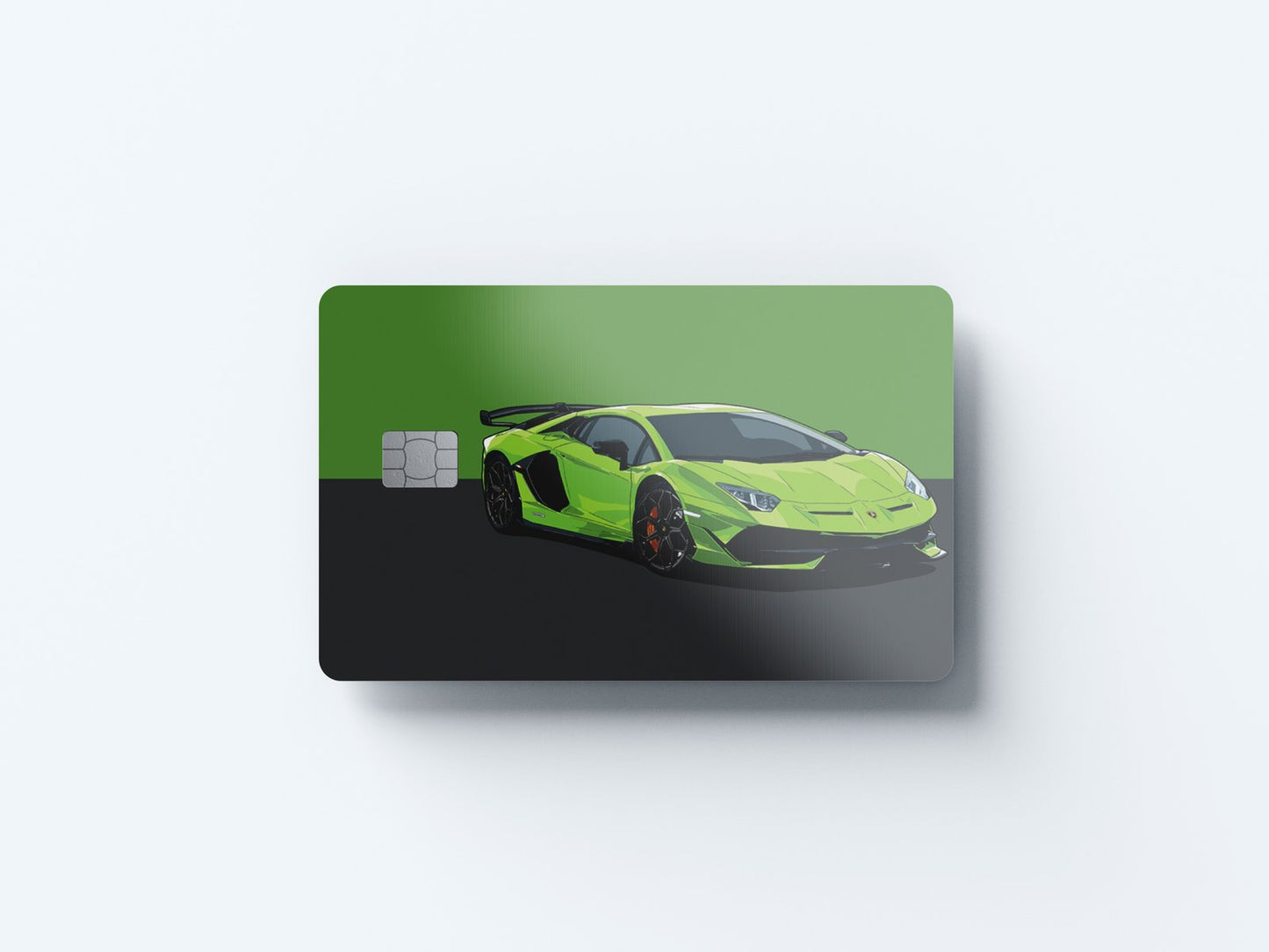 Aventador SVJ Design | Credit Card Sticker | Small Chip | Credit Card Skin