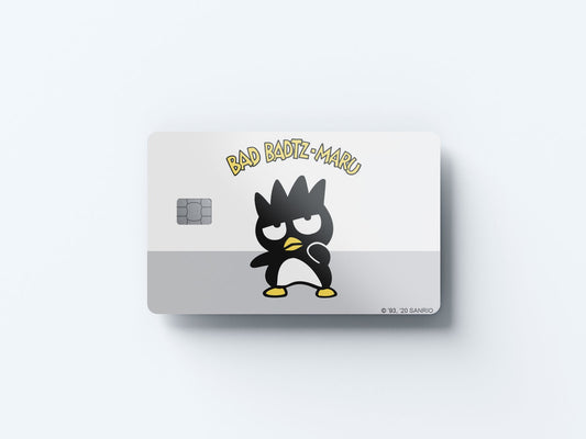 Bad Badtz Design | Credit Card Sticker | Small Chip | Credit Card Skin