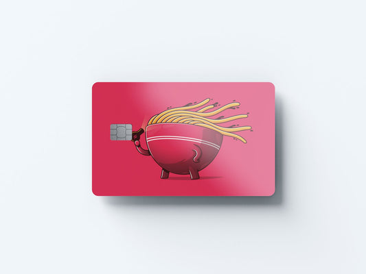 Bad Hair Day Design | Credit Card Sticker | Small Chip | Credit Card Skin