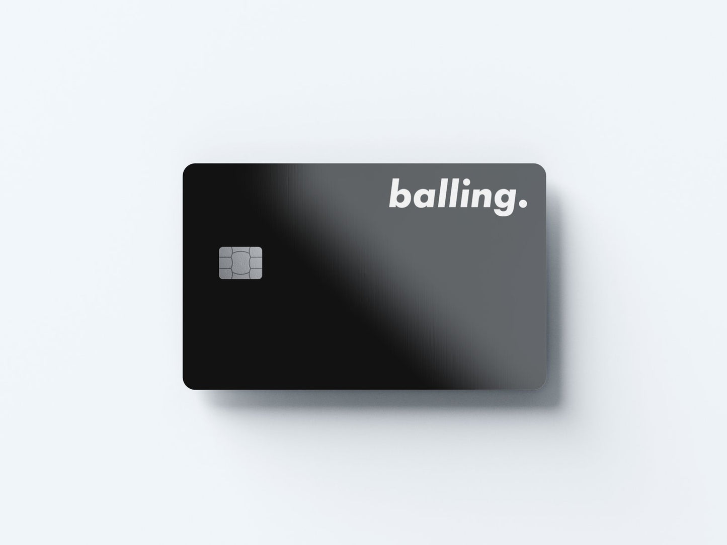 Balling Design | Credit Card Sticker | Small Chip | Credit Card Skin