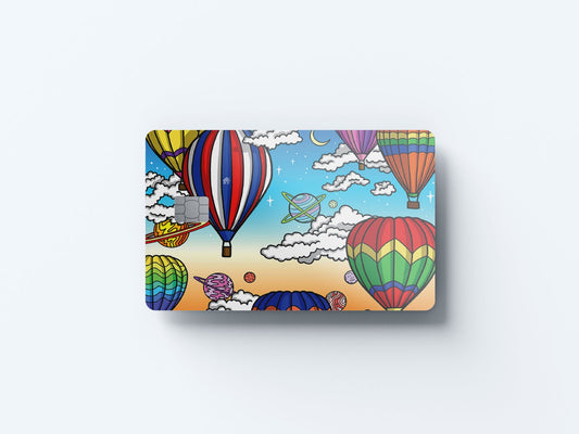 Balloon Festival Design | Credit Card Sticker | Small Chip | Credit Card Skin