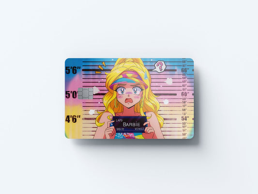 Barbie Design | Credit Card Sticker | Small Chip | Credit Card Skin