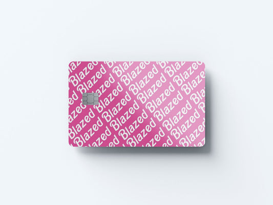 Blazed Design | Credit Card Sticker | Small Chip | Credit Card Skin