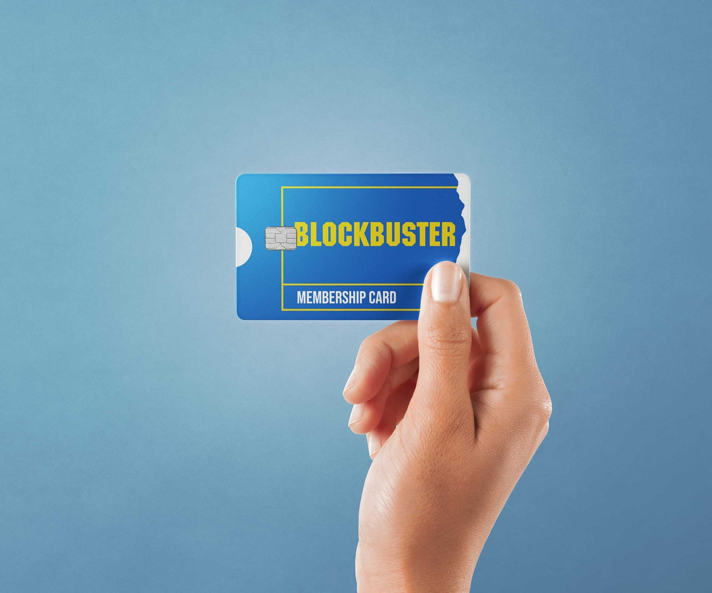 Blockbuster Design | Credit Card Sticker | Small Chip | Credit Card Skin