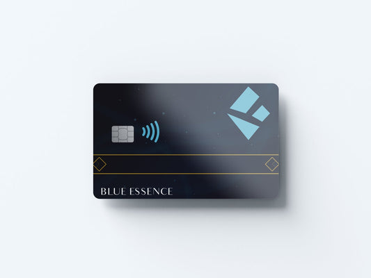 Blue Essence Design | Credit Card Sticker | Small Chip | Credit Card Skin