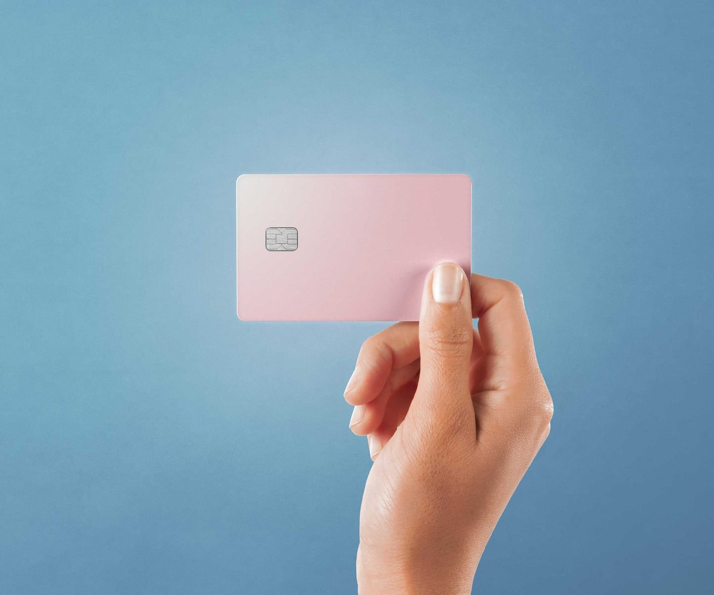 Blush Pink Design | Credit Card Sticker | Small Chip | Credit Card Skin