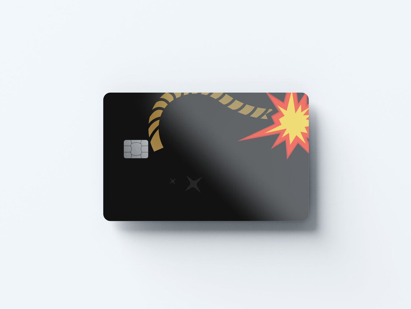 Bomb Design | Credit Card Sticker | Small Chip | Credit Card Skin