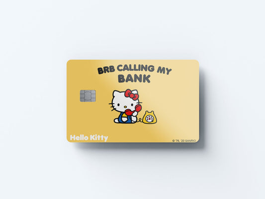 BRB Design | Credit Card Sticker | Small Chip | Credit Card Skin