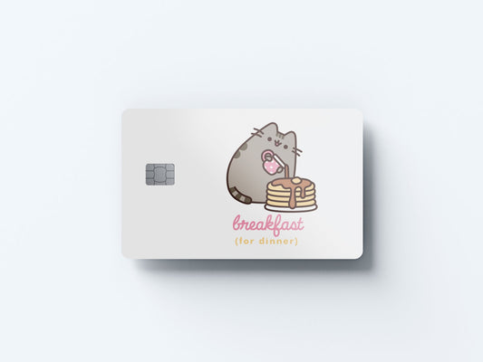 Breakfast Design | Credit Card Sticker | Small Chip | Credit Card Skin