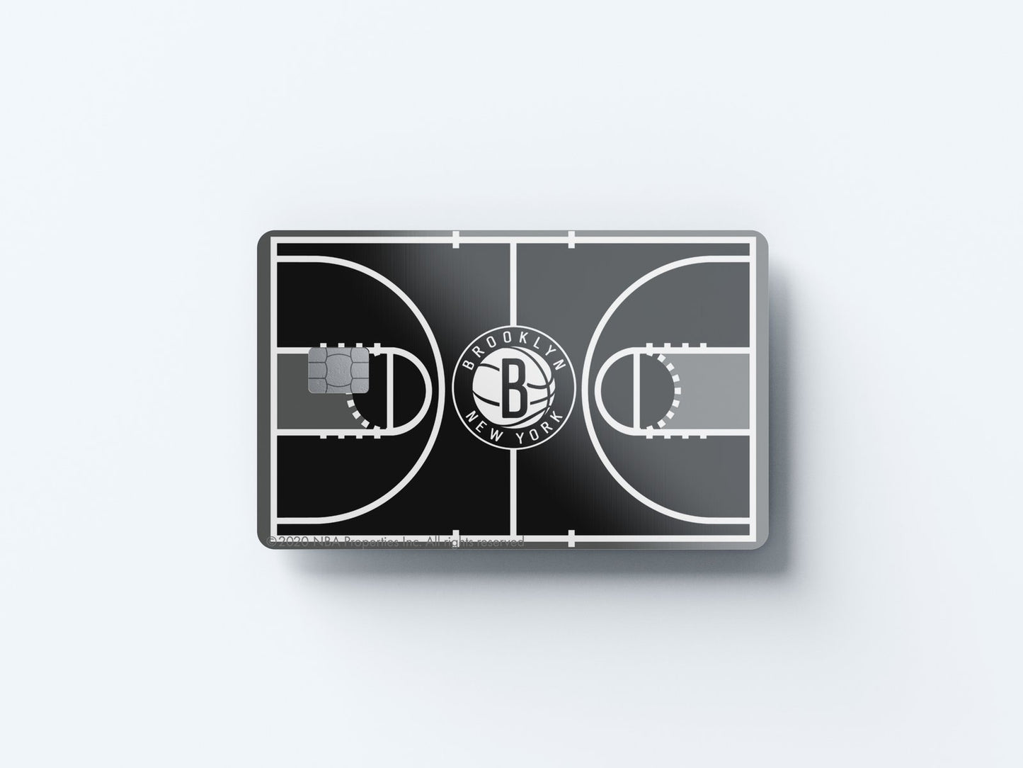 Brooklyn Nets Courtside Design | Credit Card Sticker | Small Chip | Credit Card Skin