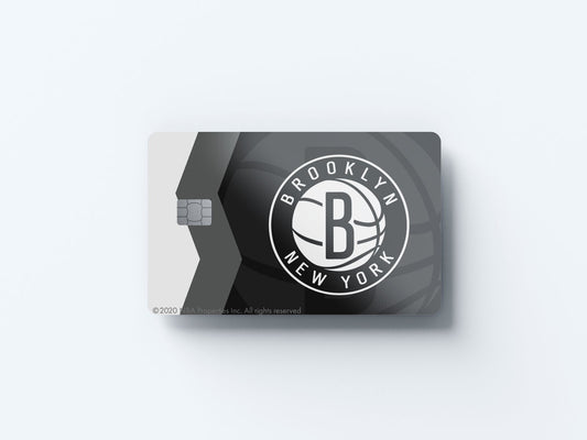 Brooklyn Nets Crossover Design | Credit Card Sticker | Small Chip | Credit Card Skin