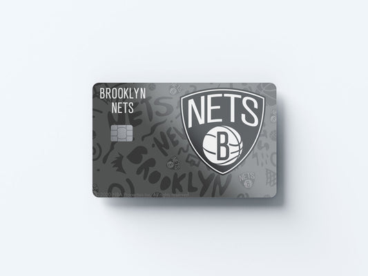 Brooklyn Nets Team Mural Design | Credit Card Sticker | Small Chip | Credit Card Skin