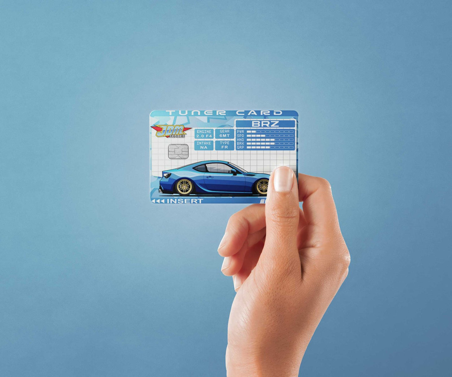 BRZ Tuner Card Design | Credit Card Sticker | Small Chip | Credit Card Skin