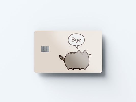 Bye Design | Credit Card Sticker | Small Chip | Credit Card Skin