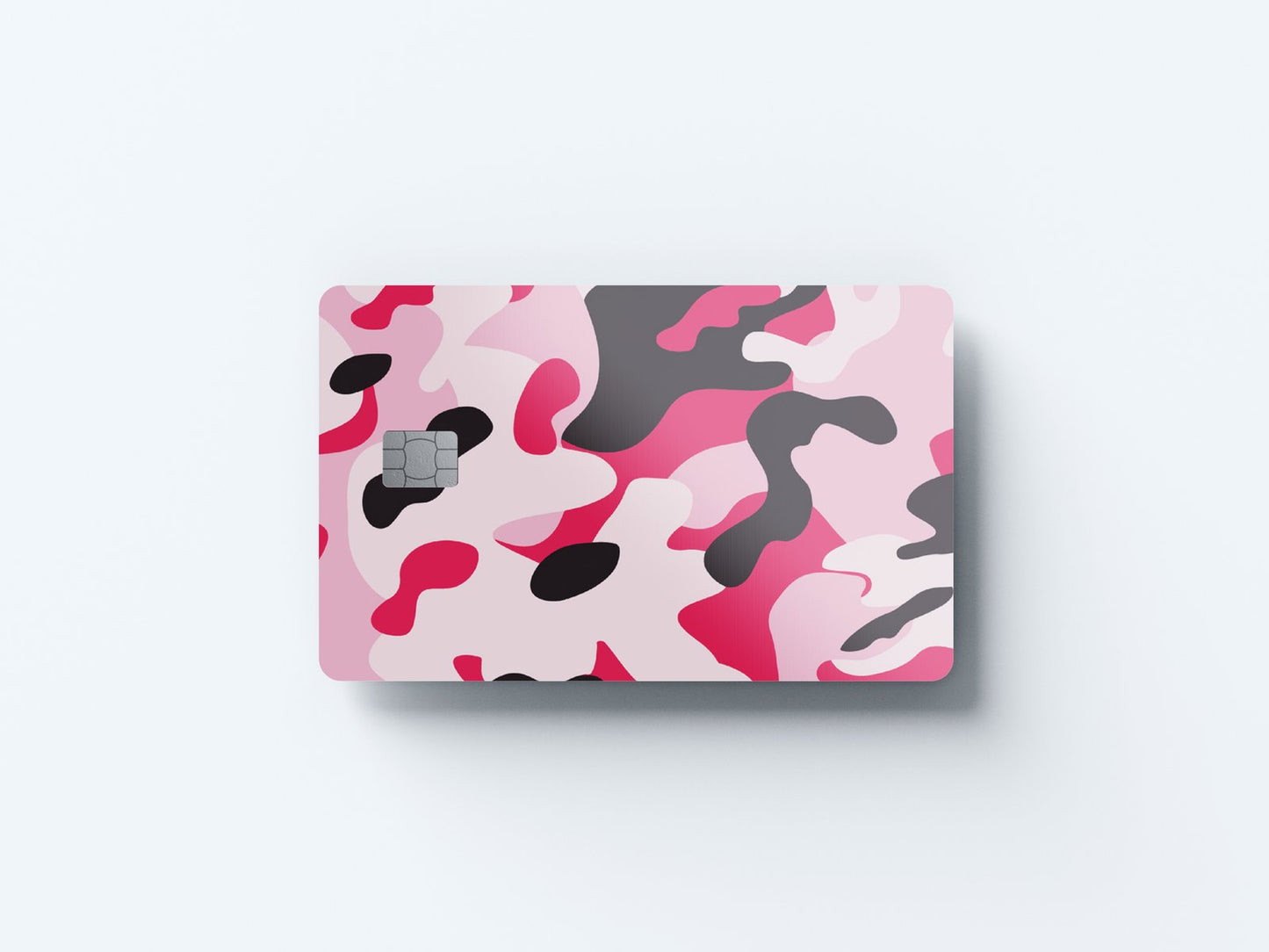 Camo Pink Design | Credit Card Sticker | Small Chip | Credit Card Skin