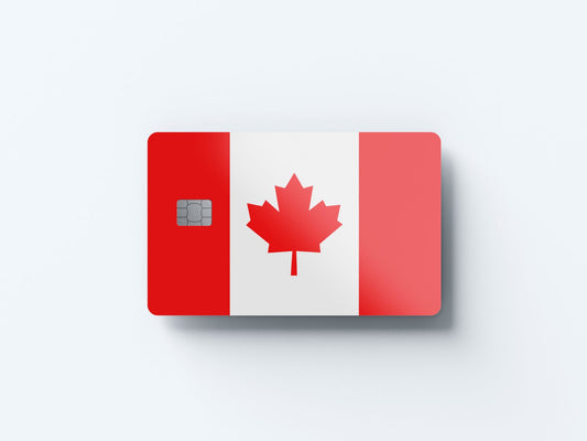 Canada Design | Credit Card Sticker | Small Chip | Credit Card Skin