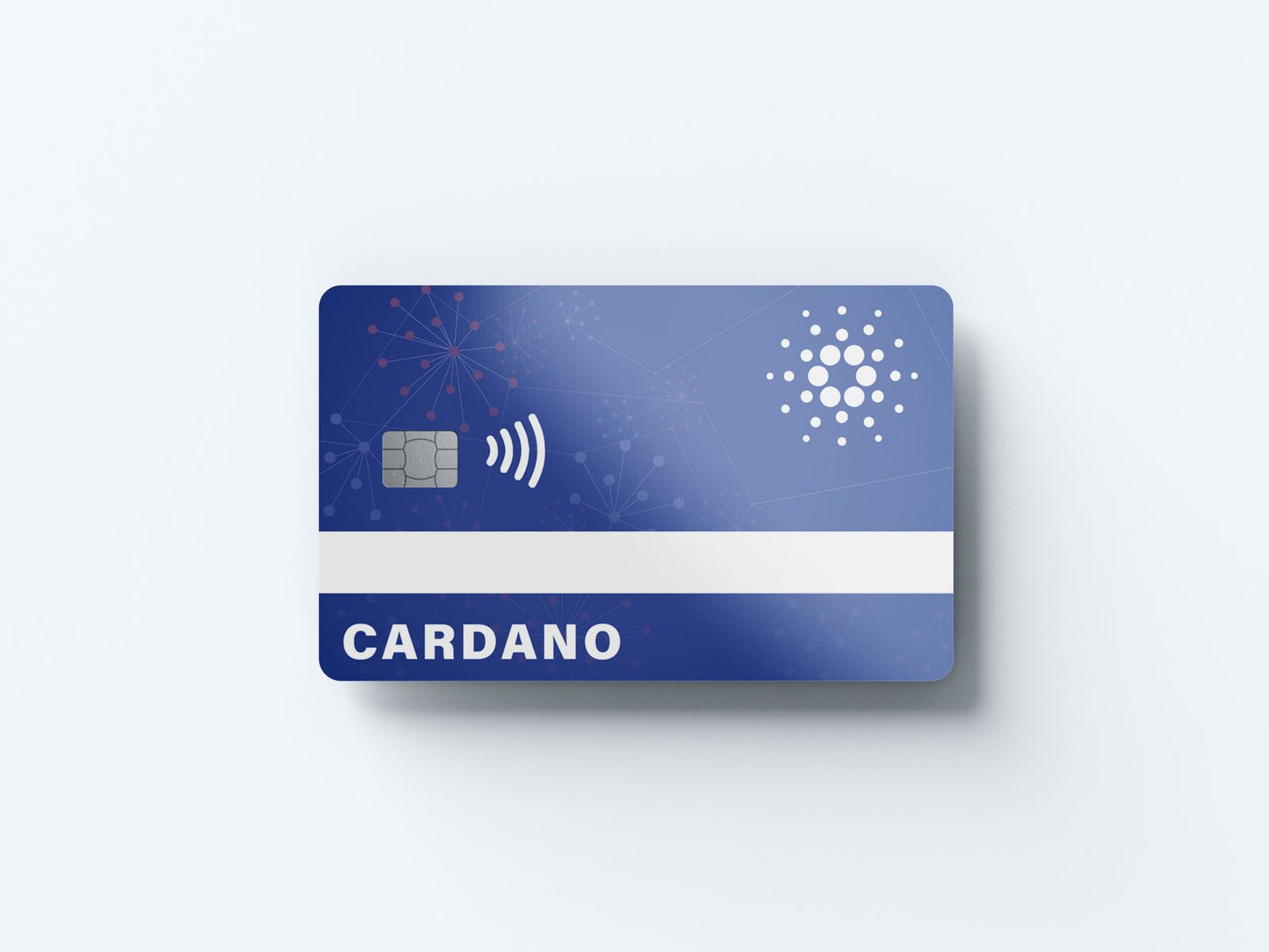 Cardano Card Design | Credit Card Sticker | Small Chip | Credit Card Skin