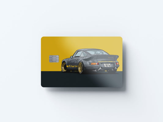 Carrera RSR Design | Credit Card Sticker | Small Chip | Credit Card Skin