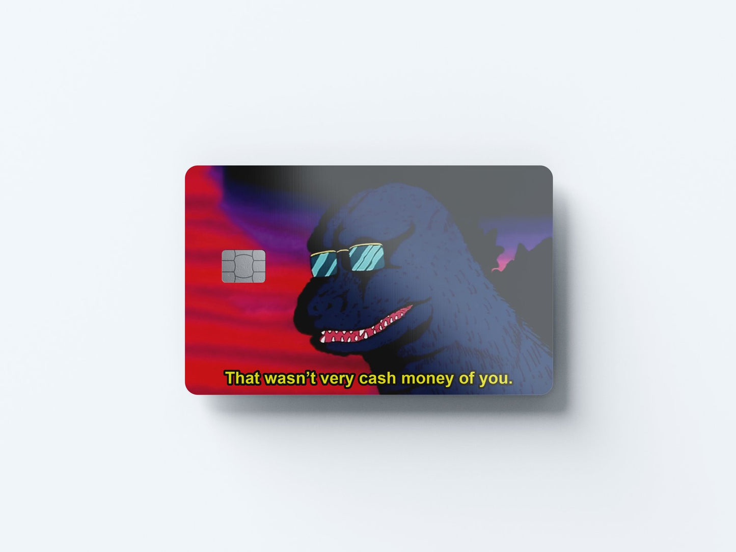 Cash Money of You Design | Credit Card Sticker | Small Chip | Credit Card Skin