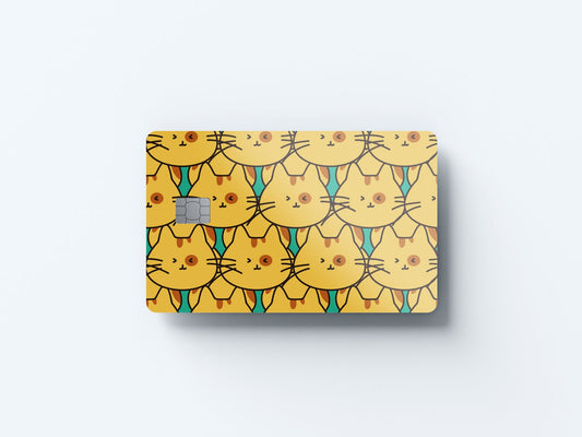 Cats Design | Credit Card Sticker | Small Chip | Credit Card Skin