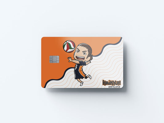 Chibi Asahi Design | Credit Card Sticker | Small Chip | Credit Card Skin