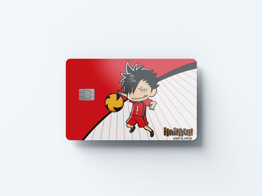 Chibi Kuroo Design | Credit Card Sticker | Small Chip | Credit Card Skin