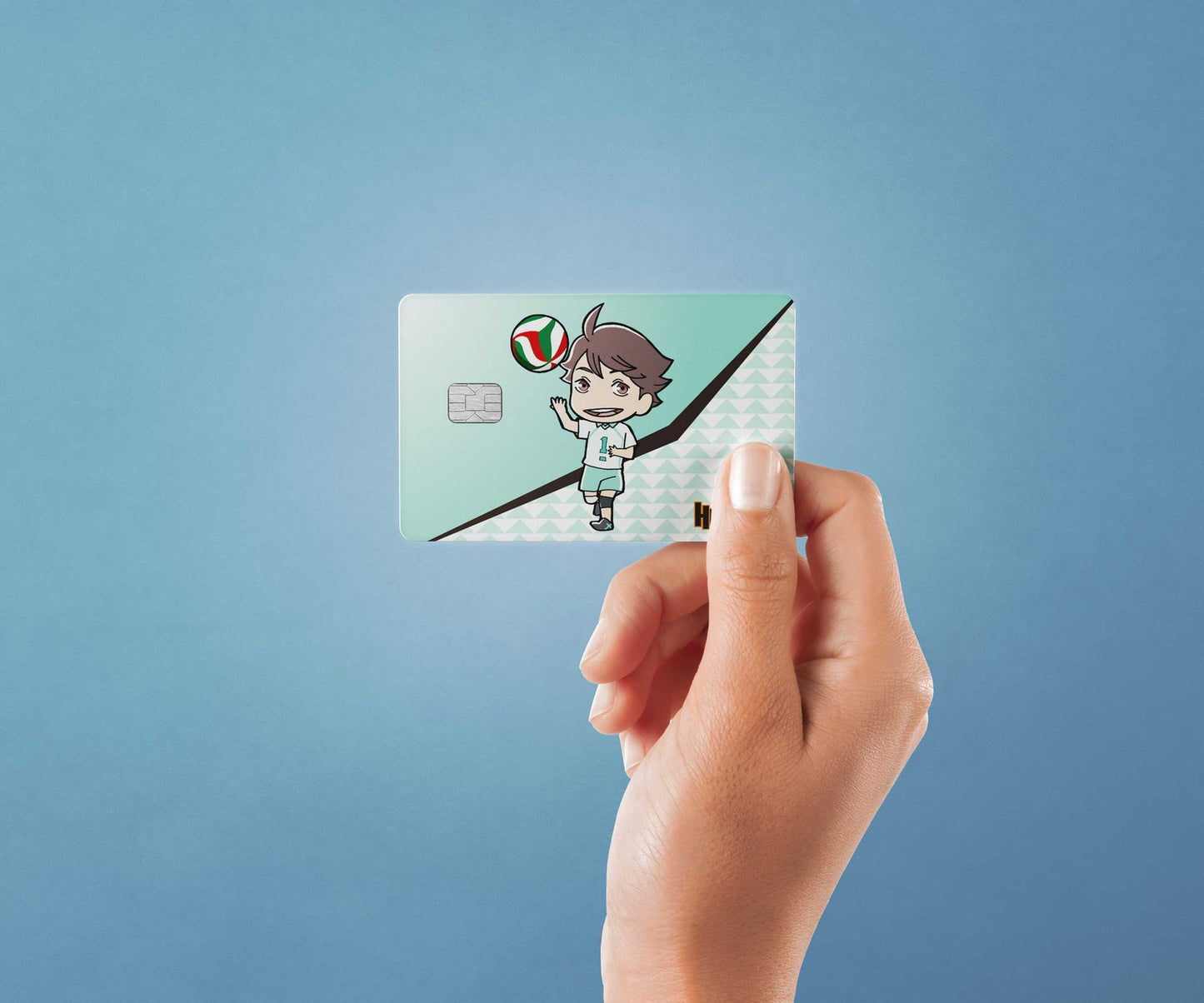 Chibi Oikawa Design | Credit Card Sticker | Small Chip | Credit Card Skin