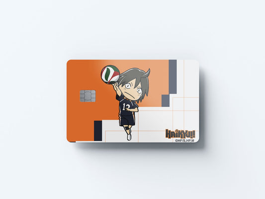 Chibi Tadashi Design | Credit Card Sticker | Small Chip | Credit Card Skin