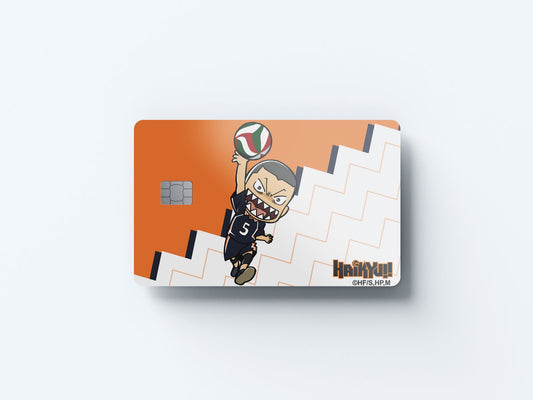 Chibi Tanaka Design | Credit Card Sticker | Small Chip | Credit Card Skin