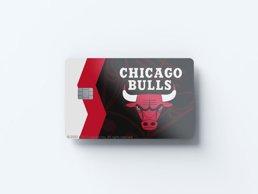 Chicago Bulls Crossover Design | Credit Card Sticker | Small Chip | Credit Card Skin