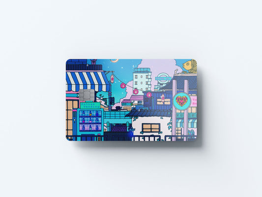 Chill City Design | Credit Card Sticker | Small Chip | Credit Card Skin