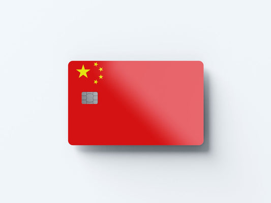 China Design | Credit Card Sticker | Small Chip | Credit Card Skin